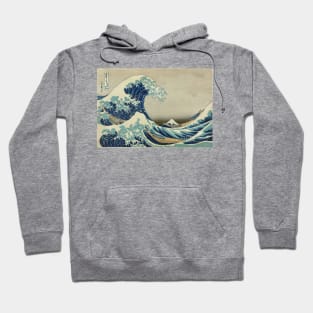 The Classic Japanese Great Wave off Kanagawa by Hokusai Hoodie